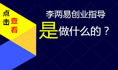 李两易创业指导是做什么？